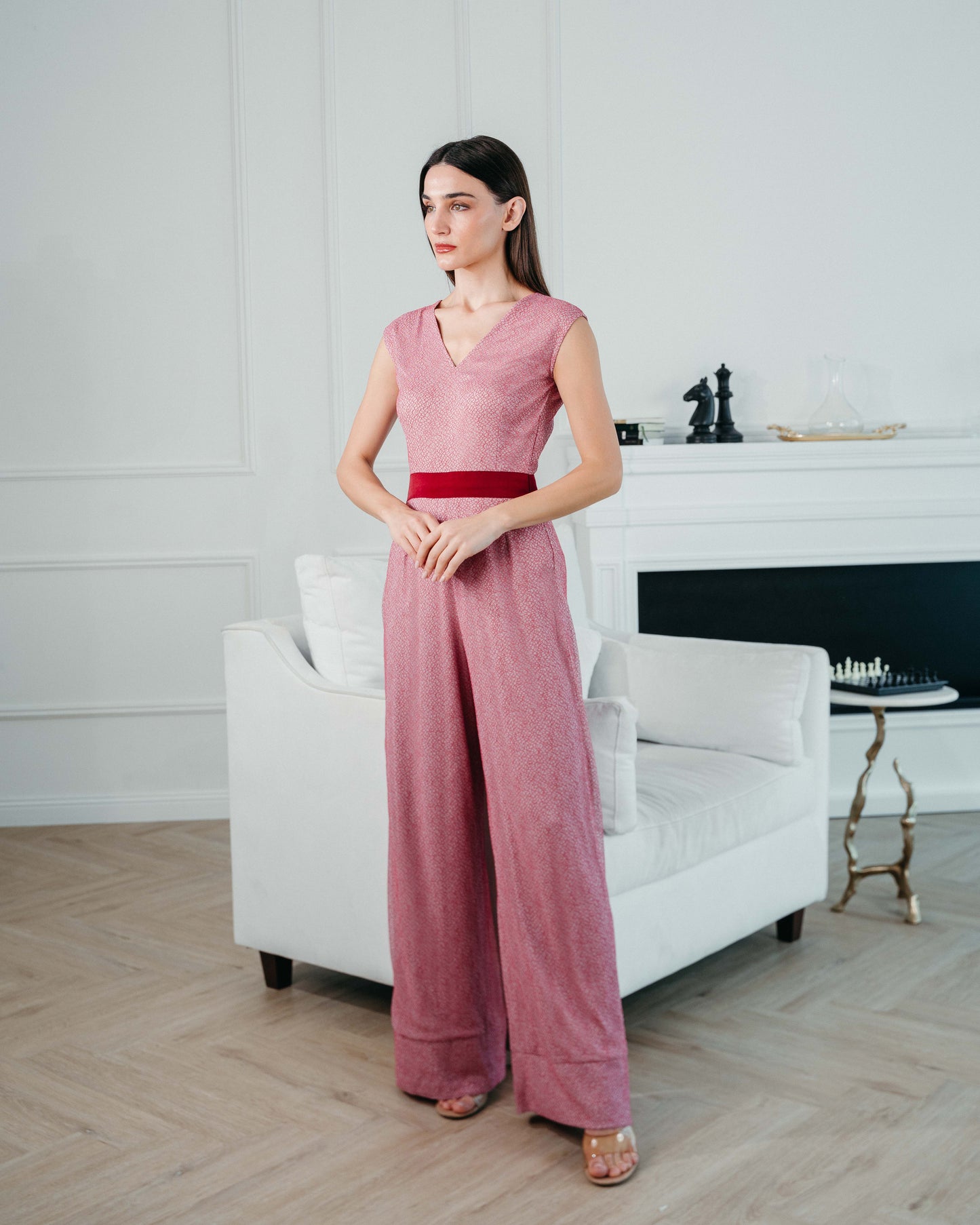 The Feminine Power Jumpsuit Set